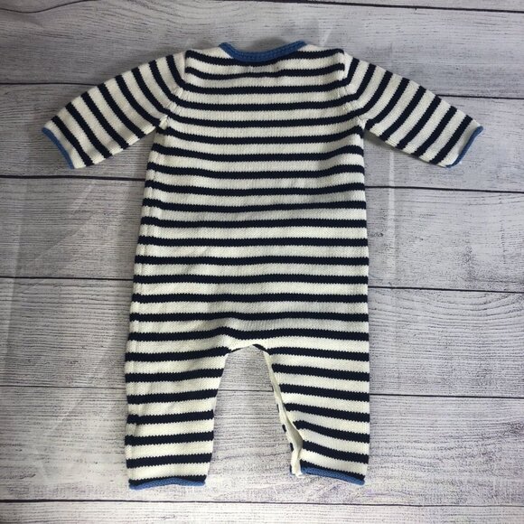 Gap 0-3M Striped Sweater Romper - Picture 4 of 4